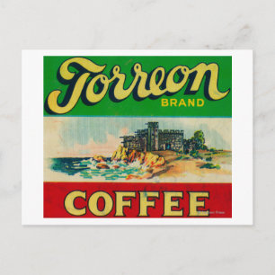 Torreon Coffee Label Vykort
