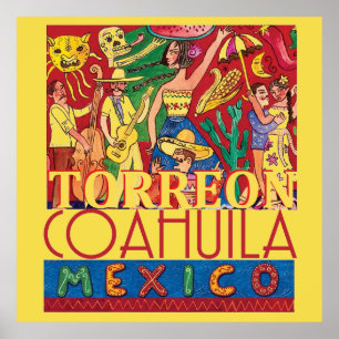 TORREON Mexico Poster