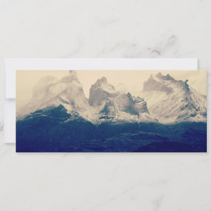 Torres del paine Mountain range Julkort