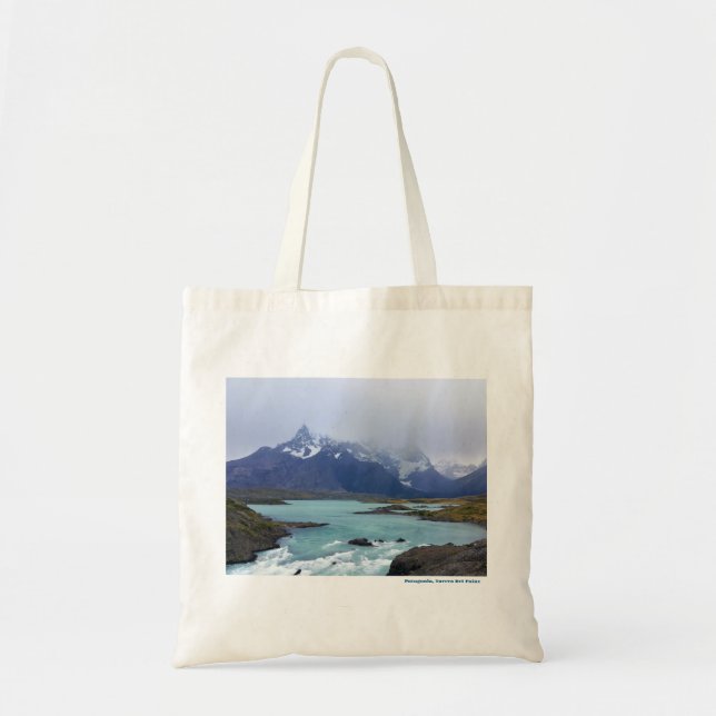 Torres del Paine nationalpark Canvas Tote Tygkasse (Framsidan)