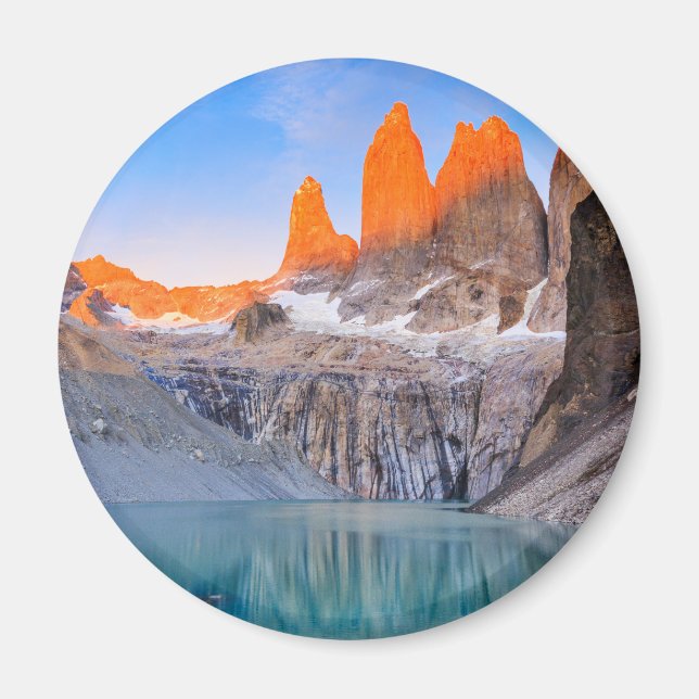 Torres Del Paine nationalpark, Chile Magnet (Framsidan)