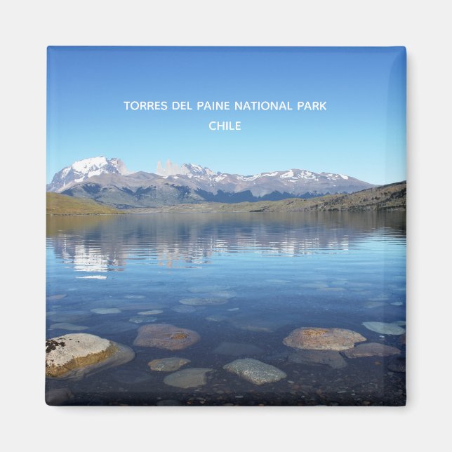 Torres del Paine nationalpark Chile Magnet (Framsidan)