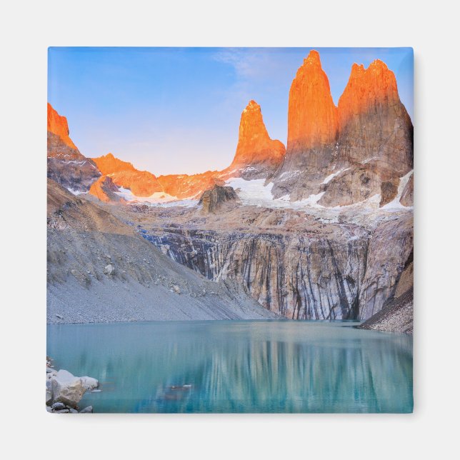 Torres Del Paine nationalpark, Chile Magnet (Framsidan)