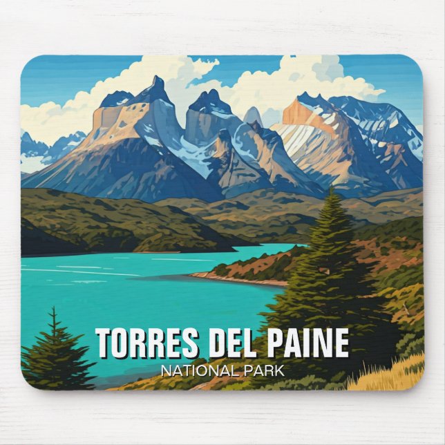 Torres Del Paine nationalpark Chile Musmatta (Framsidan)