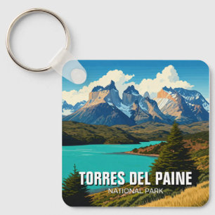 Torres Del Paine nationalpark Chile Nyckelring