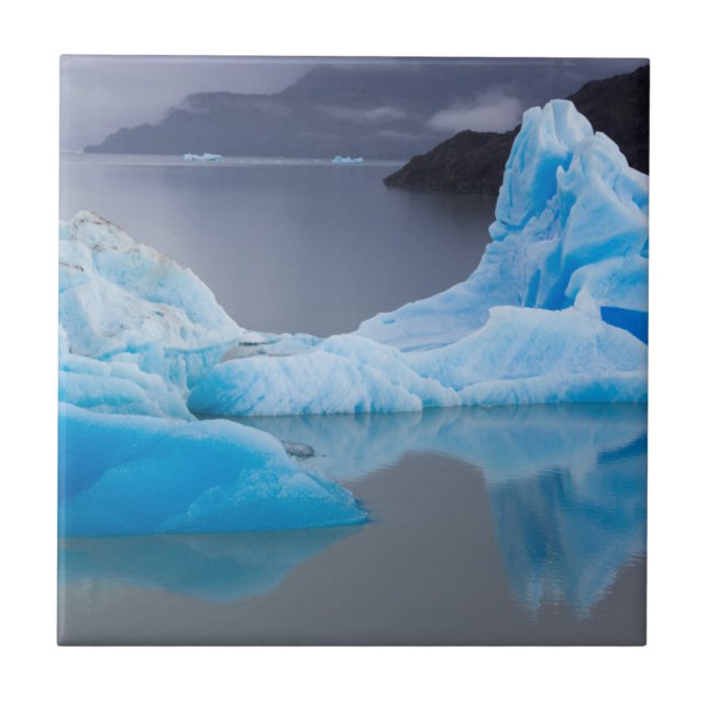 Torres del Paine nationalpark, Glacial is Kakelplatta (Framsidan)