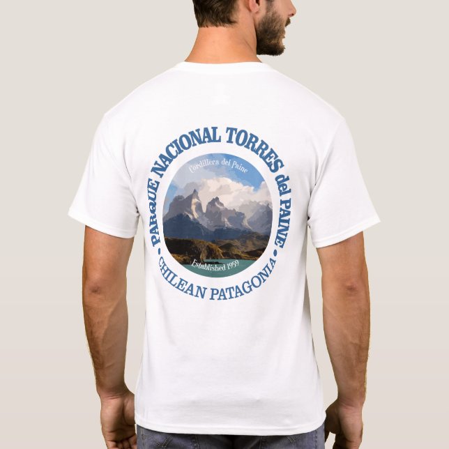 Torres del Paine nationalpark T Shirt (Baksida)