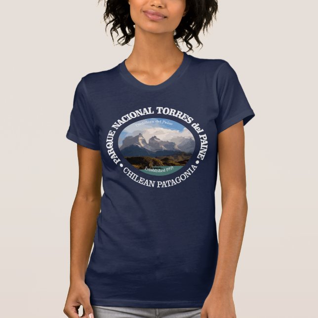 Torres del Paine nationalpark T Shirt (Framsida)