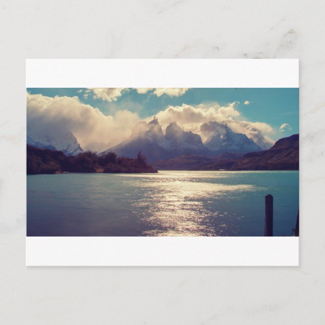 Torres del Paine nationalpark Vykort (Framsida)