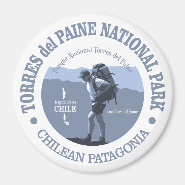 Torres del Paine NP Magnet (Framsidan)