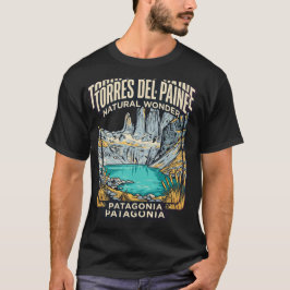 Torres del Paine Patagonia Chile Vintage Resa T Shirt