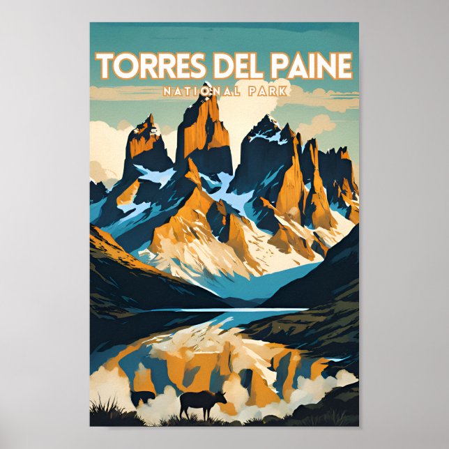 Torres Del Paine Poster (Framsidan)