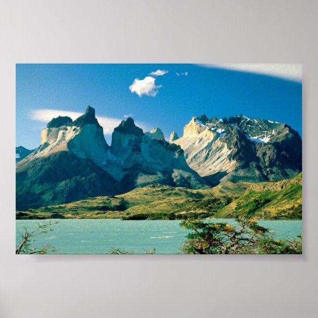 Torres Del Pane National Park, Chile Poster (Framsidan)