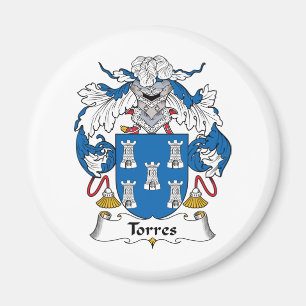Torres familjvapensköld magnet