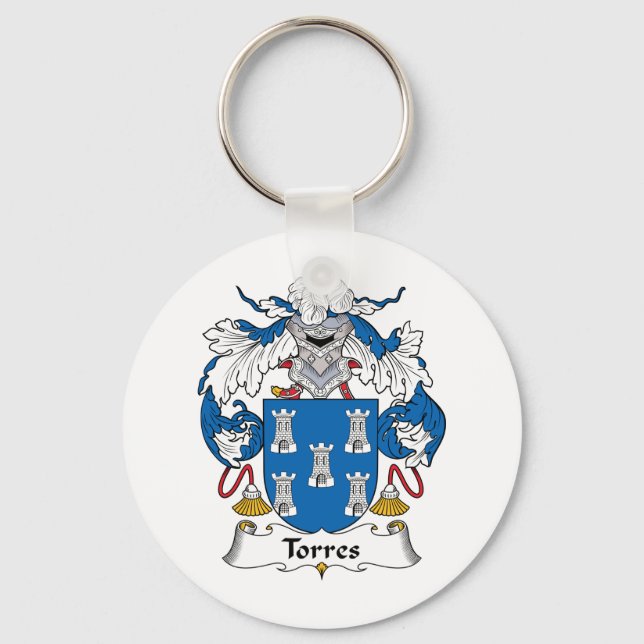 Torres Family Crest Nyckelring (Framsida)