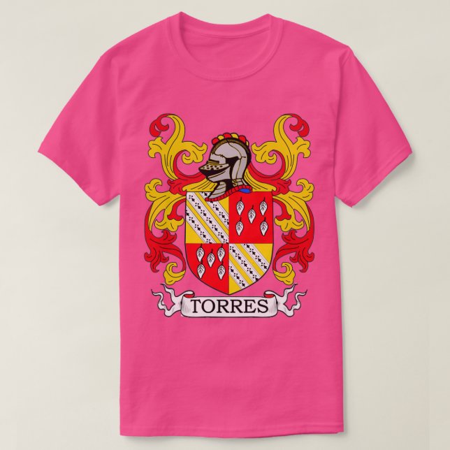 Torres Family Crest T Shirt (Design framsida)