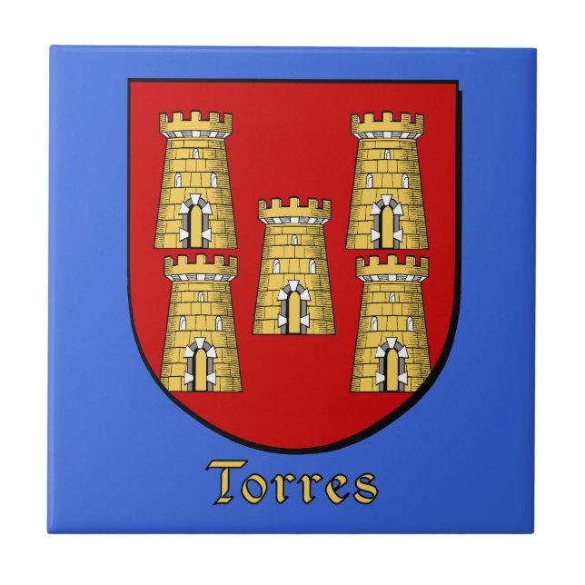 Torres Family Shield Kakelplatta (Framsidan)