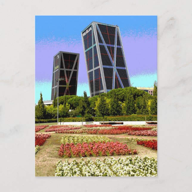 Torres Kio de Madrid Vykort (Framsida)
