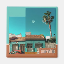 Torrevieja i Orange och Turqoise Magnet