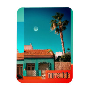 Torrevieja i Orange och Turqoise Magnet
