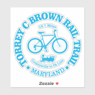 Torrey C Brown Rail Trail (cykling) Klistermärken