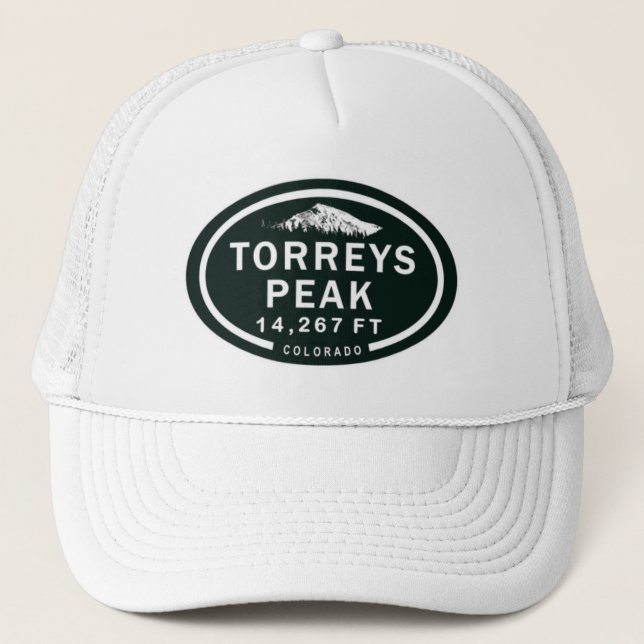 Torreys topp 14er Colorado Rocky Mountain Truckerkeps (Framsida)