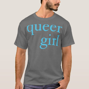 Torrflicka i blått t shirt