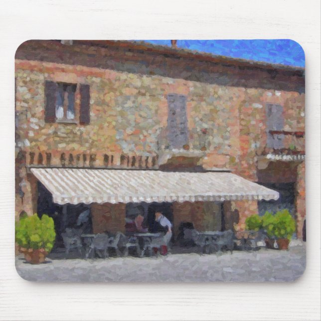 Torrita di Siena, Tuscany, italien Mousepad Musmatta (Framsidan)