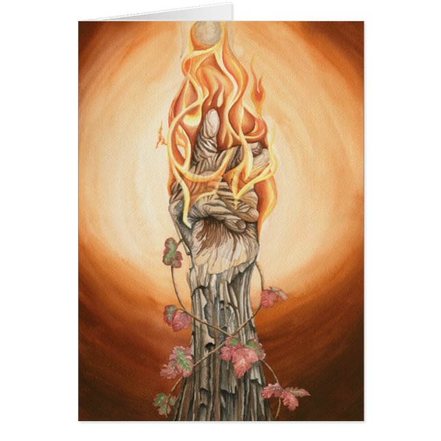 Torrkort för Redwood Hälsningskort (Framsidan)