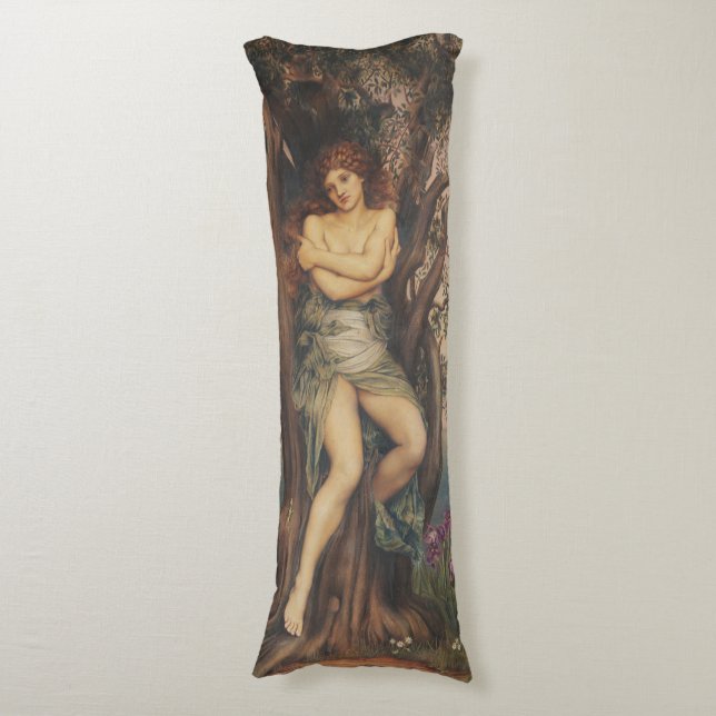 Torrnadan (Trädnymf) (av Evelyn De Morgan) Kroppskudde (Framsidan Vertikal)