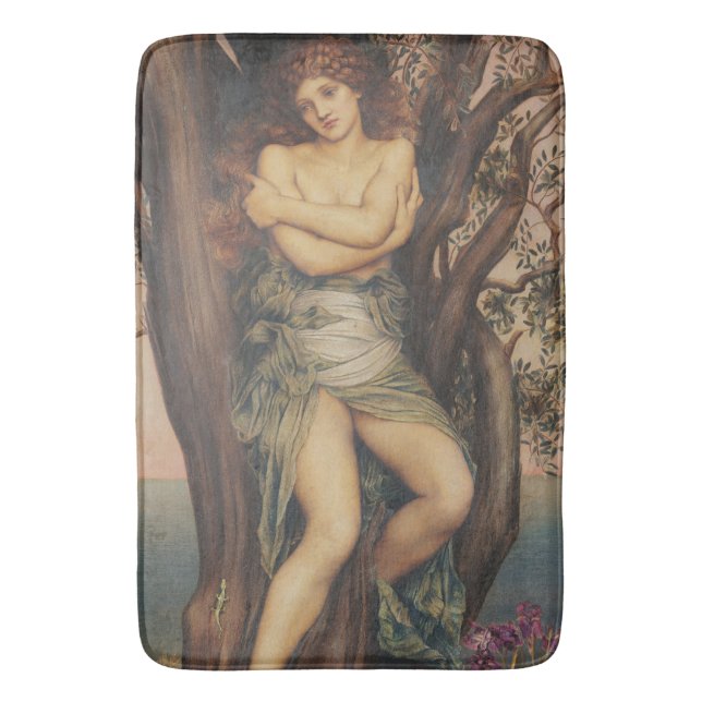 Torrnadan (Trädnymfen) (av Evelyn De Morgan) Badrumsmatta (Framsidan (Vertikal))