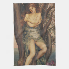 Torrnadan (Trädnymfen) (av Evelyn De Morgan) Kökshandduk