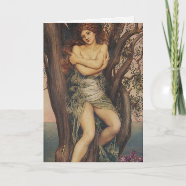 Torrnunnan (av Evelyn De Morgan) Kort (Framsida)