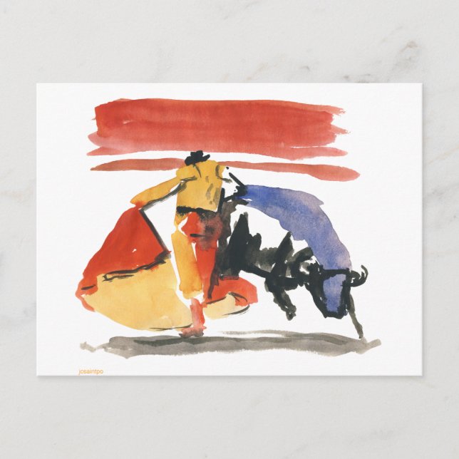 torro och skyfall vykort (Framsida)