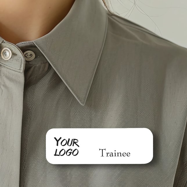 Torrt Torka Affär Anpassningsbar Trainee Logotyp Namnbricka (Skapare uppladdad)