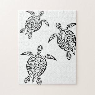 Torrtles Tribal Tatoo Animal Pussel