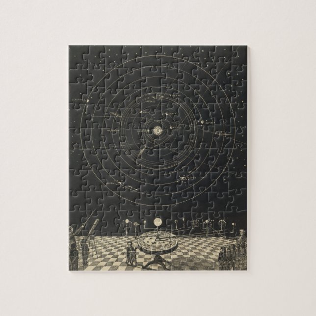 Torrvaror, solsystem pussel (Vertikal)