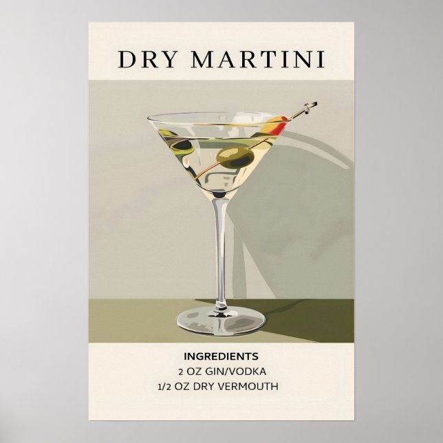 Torry Martini Coctail Poster (Framsidan)
