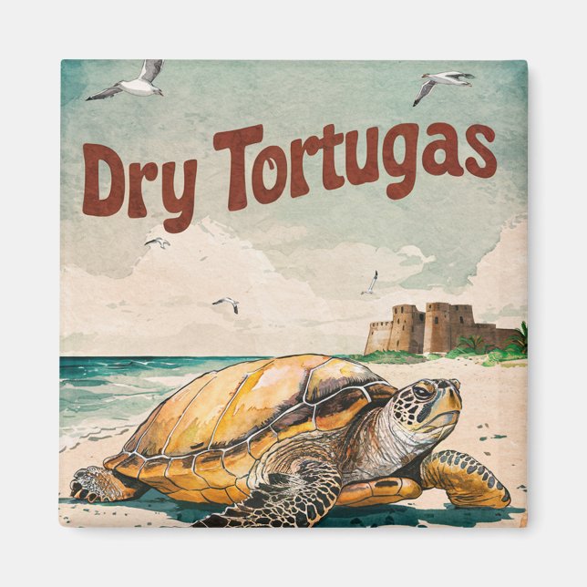 Torry Tortugas nationalpark, Florida Magnet (Framsidan)