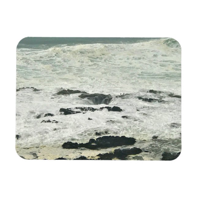 Tors brunn, Cape Perpetua, Oregon-kusten Magnet (Horisontell)