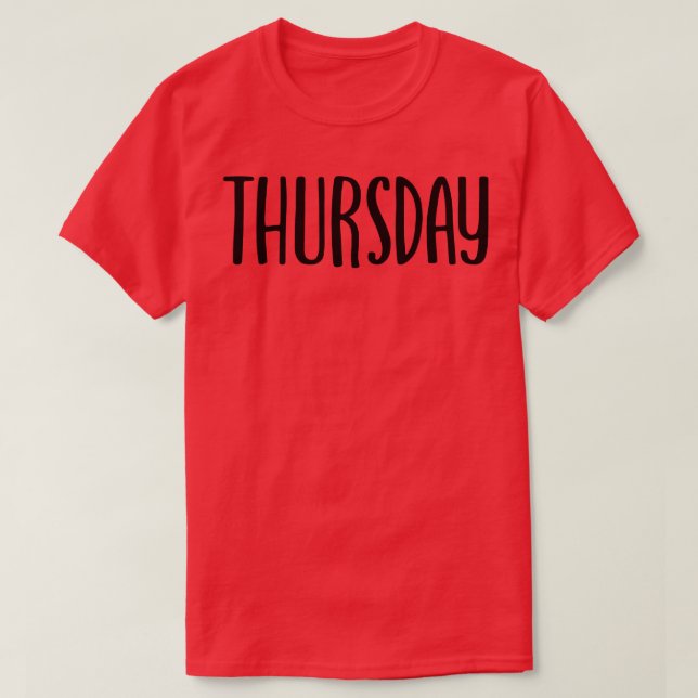 Torsdag 1 t shirt (Design framsida)