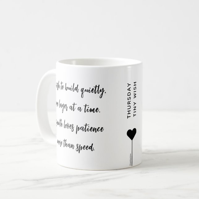 Torsdag Anpassningsbar Motiveringsot Kaffemugg (Framsida vänster)