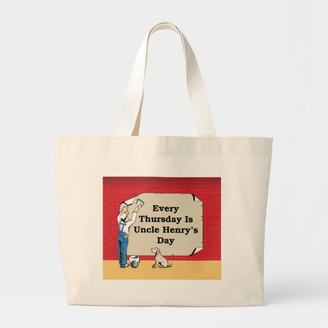Torsdag Bära på för Uncle Henrys Jumbo Tygkasse (Framsidan)