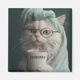 Torsdag i Modern Funny Pet Days Magnet