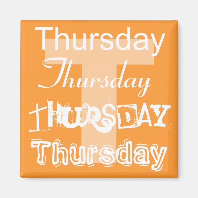 Torsdag i veckans magnet (Framsidan)