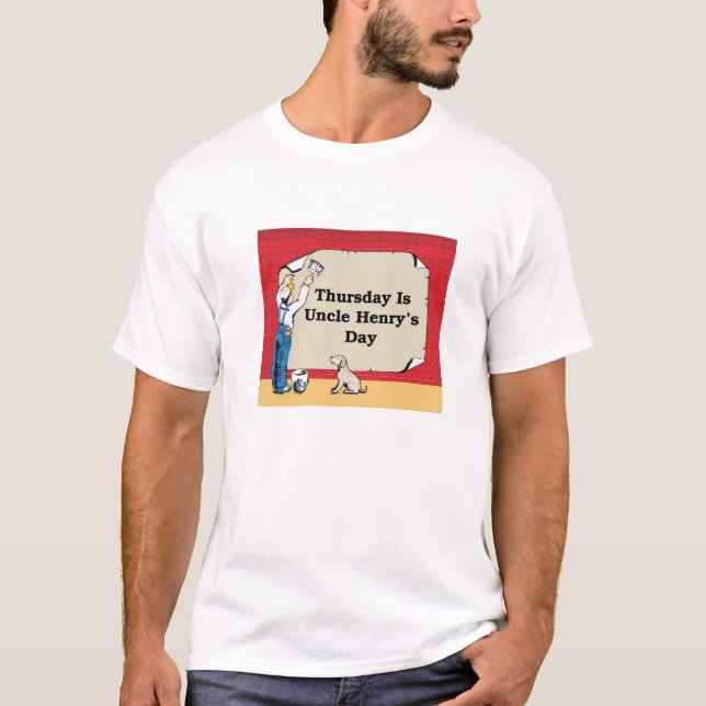 Torsdag T-tröja för Uncle Henrys Tee Shirt (Framsida)