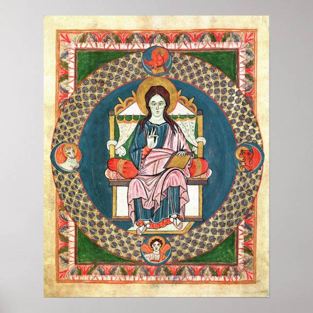 Torsk. 1948 Kristus i Majestät Poster (Framsidan)