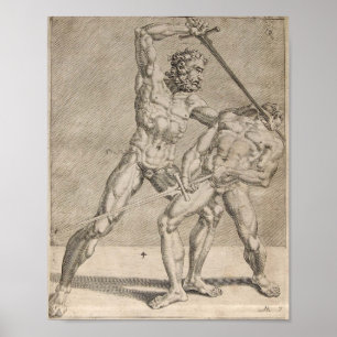 Torsk. I.6.2.5 Fechtbuch, 16. Jh. 2. und 3. V. Poster