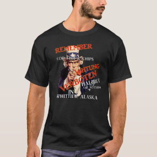 Torsk och Chip är Verboten i Whittier AK T Shirt