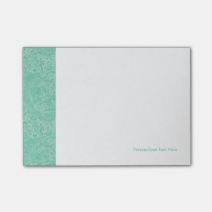 Torskhet Peony Mönster Post-it Block